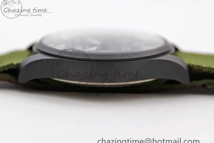 MIROTIME 0304 Packable Mark XVIII ‘TOPGUN SFTI’ Ceramic M+F Best Edition Black Dial on Green Nylon Strap 7048